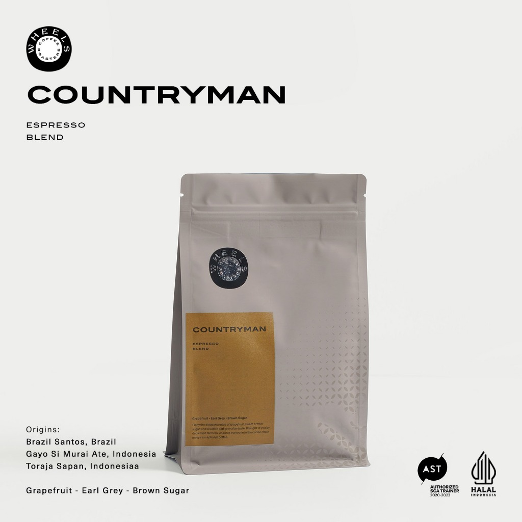

Countryman 100% Arabica Blend Wheels Coffee Roasters