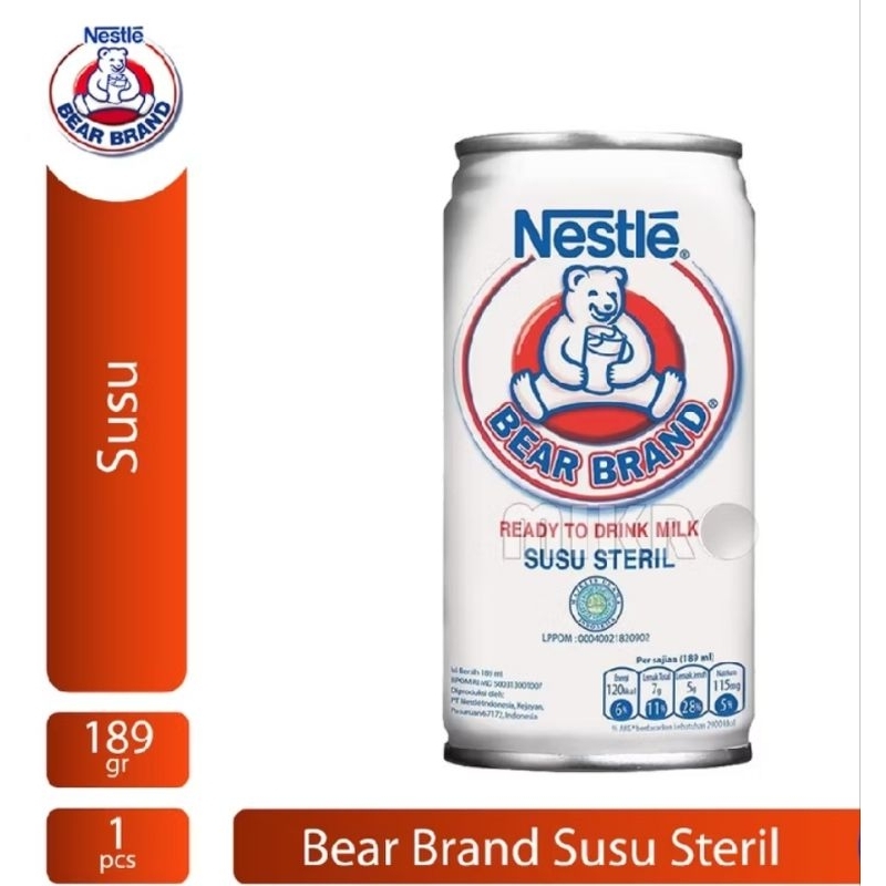 

susu beruang 189 ml exp 2026 gratis bubble wrap+ kardus