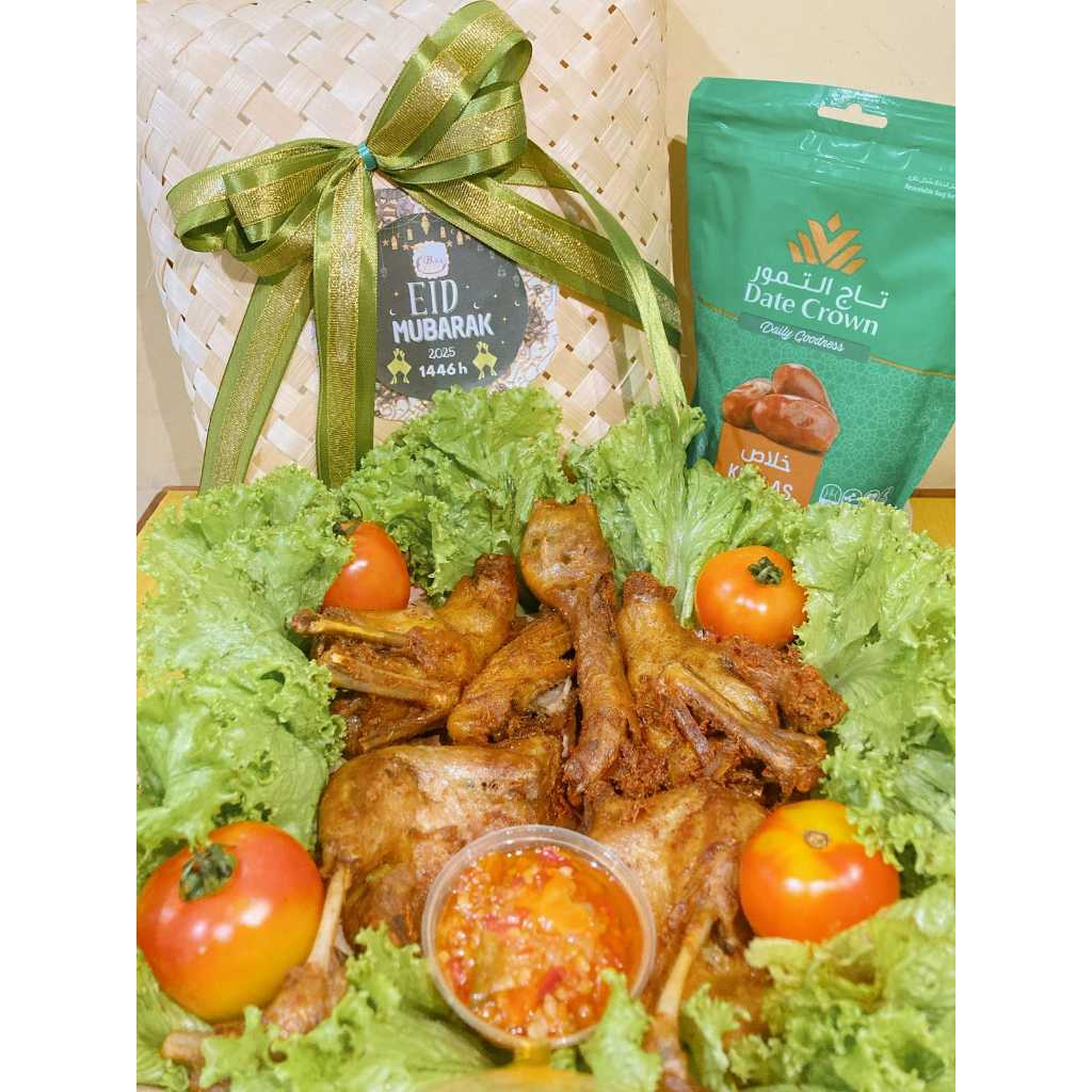 

HAMPERS LEBARAN-Paket Bebek goreng e thole FREE SAMBAL (SIAP MAKAN)