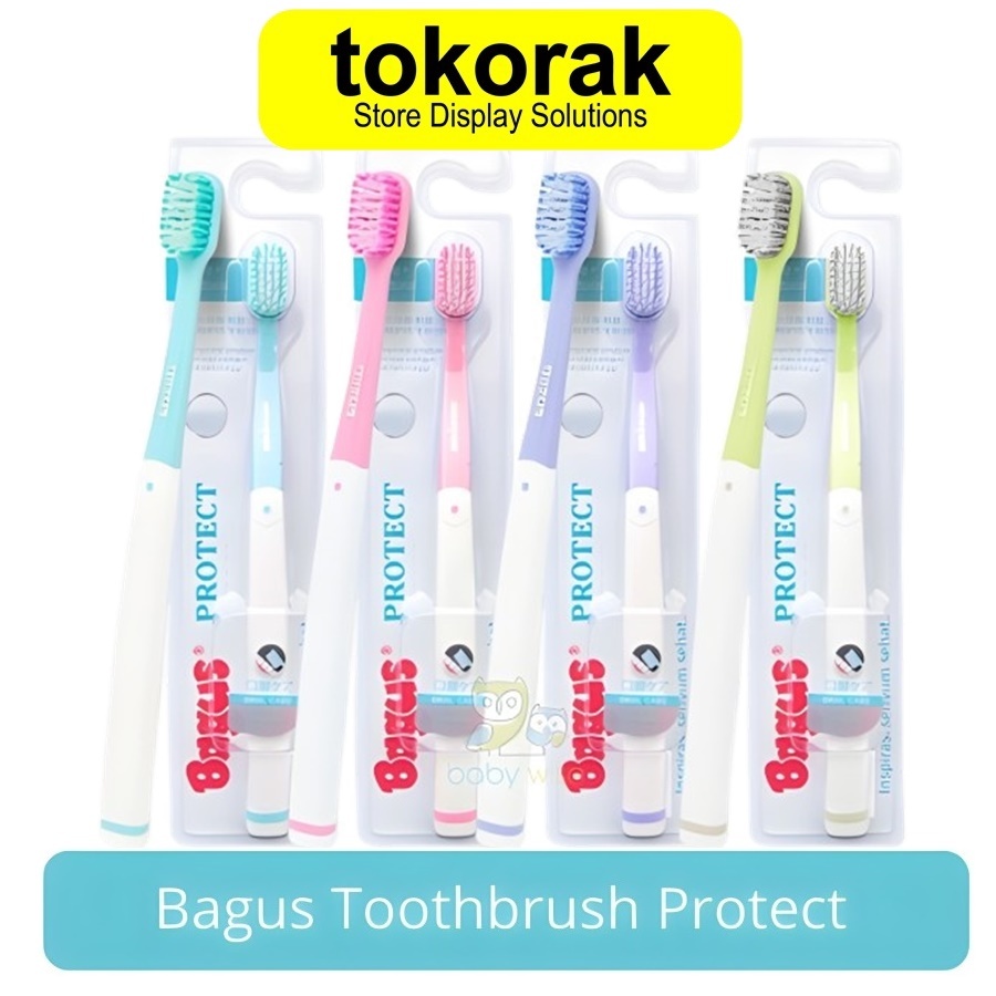 BAGUS TOOTH BRUSH PROTECT BAGUS SIKAT GIGI SENSITIF DENGAN BULU HALUS DAN LEMBUT SENSITIVE TOOTHBRUS