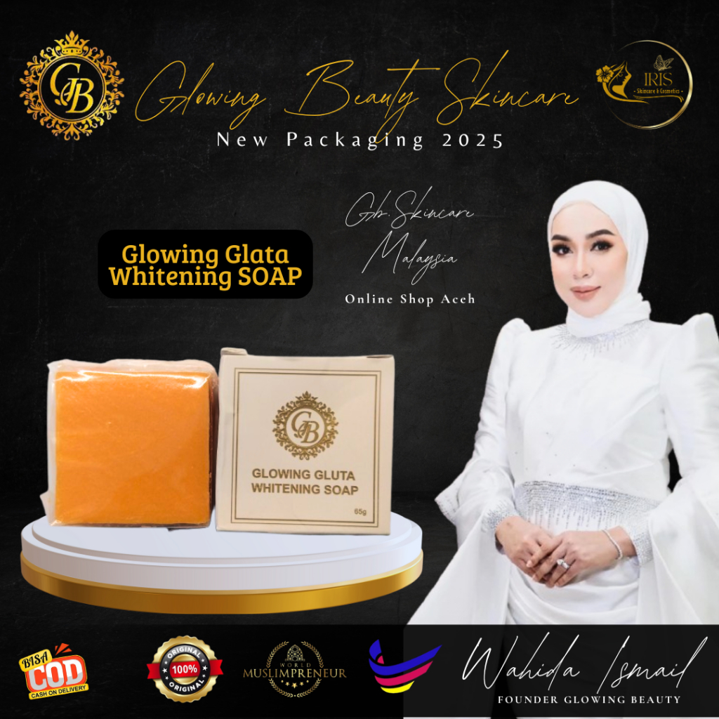 Glowing Gluta Soap ( Sabun )GB Skincare Malaysia