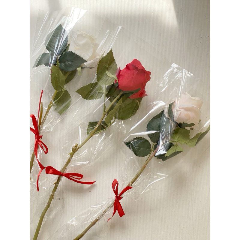 Bunga mawar buket palsu untuk kado valentine graduation artificial