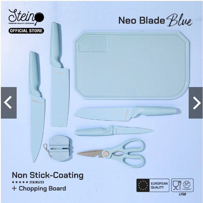 Pisau Steincookware Neo Blade / Neo Blade Pisau Stein Biru No Lengket