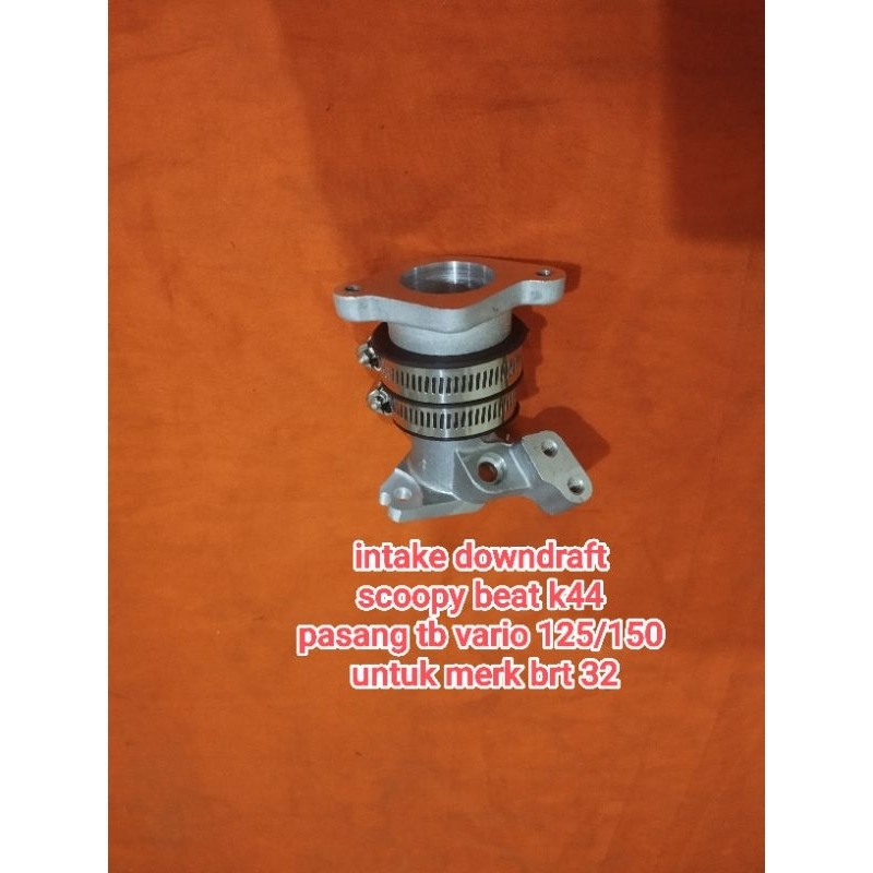 intake downdraft scoopy beat k44 pasang tb  vario 125,150 uma , brt