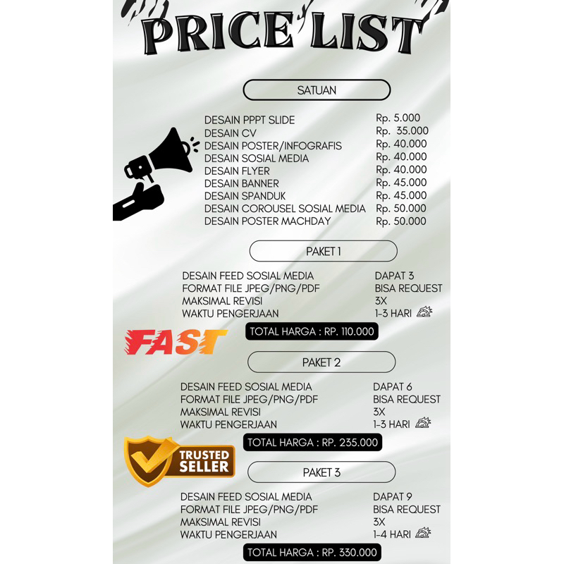 JUAL JASA DESAIN PPT SLIDE CV CEPAT MURAH