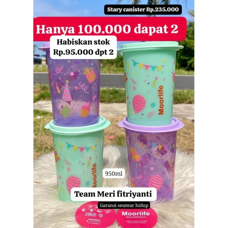 Toples Stary Canister Moorlife
