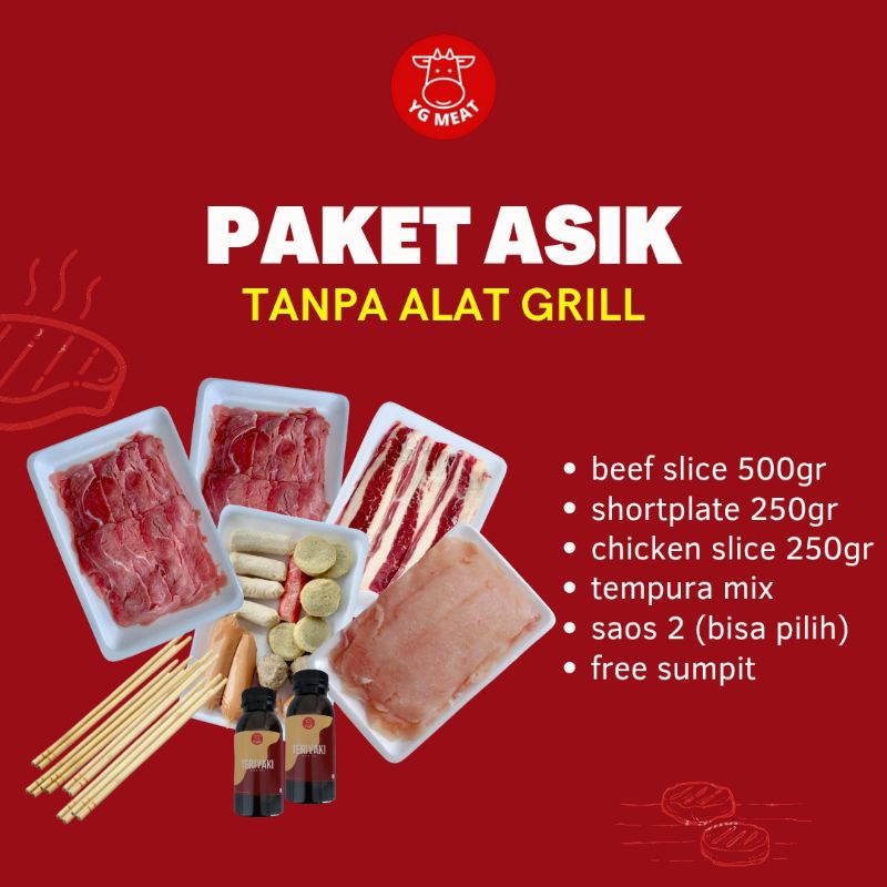

PAKET ASIK BBQ N GRILL 4-6 ORANG