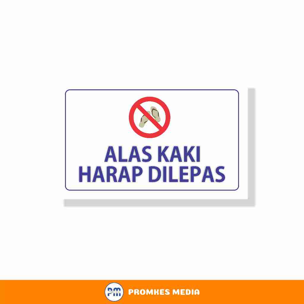 

Alas Kaki Harap Dilepas, Stiker