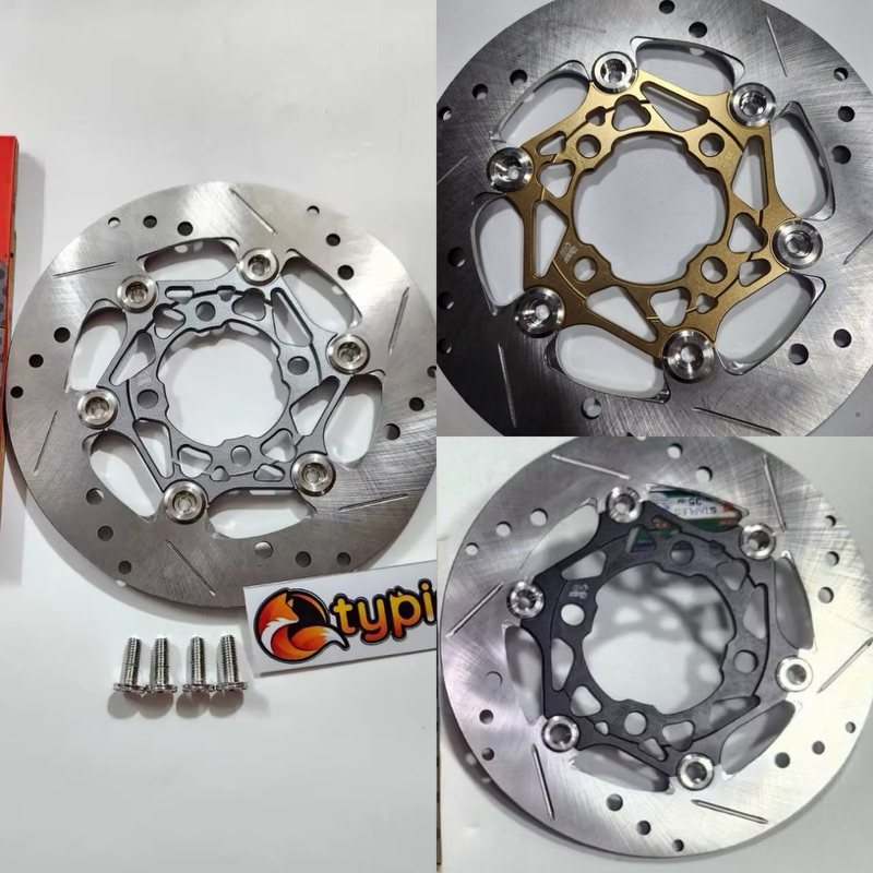 piringan ZERN 81 THAILAND baut 4 datar ukuran 220mm free baut disk 4biji