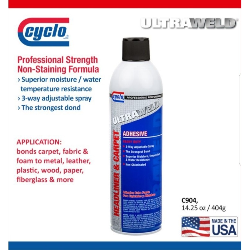 Cyclo Ultraweld and Carpet Adhesive Lem Interior Mobil