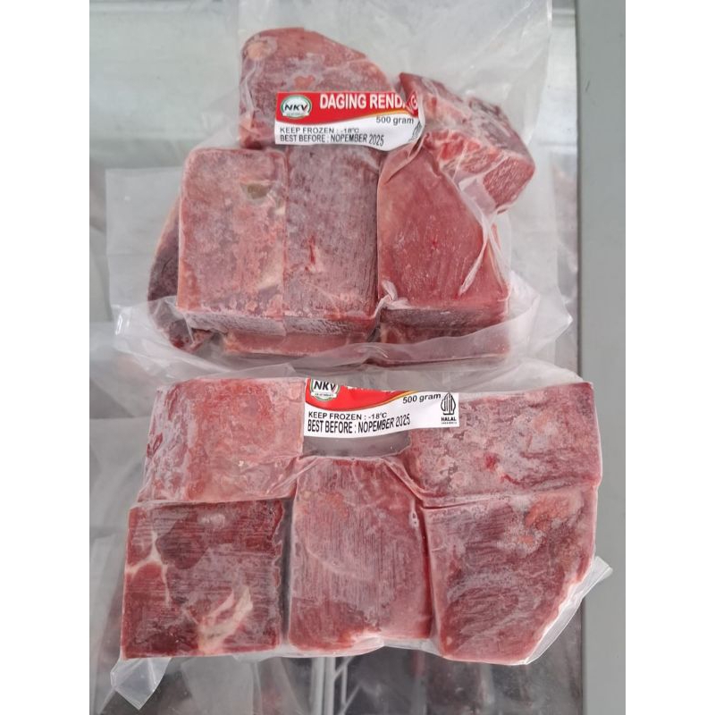 

Daging Rendang Potong Ukuran 500 Gram - ABE Food Solution