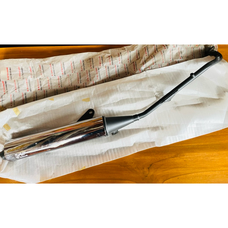 MUFFLER EXHAUST KNALPOT KAWASAKI BLITZ R ORIGINAL KAWASAKI NOS