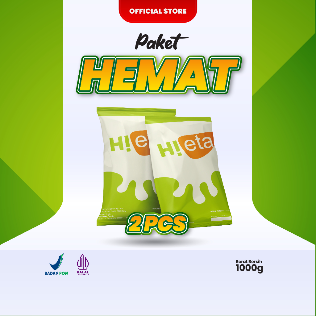 

Susu Kambing Etawa Bubuk 1kg Alami - Paket 2 - HiEta