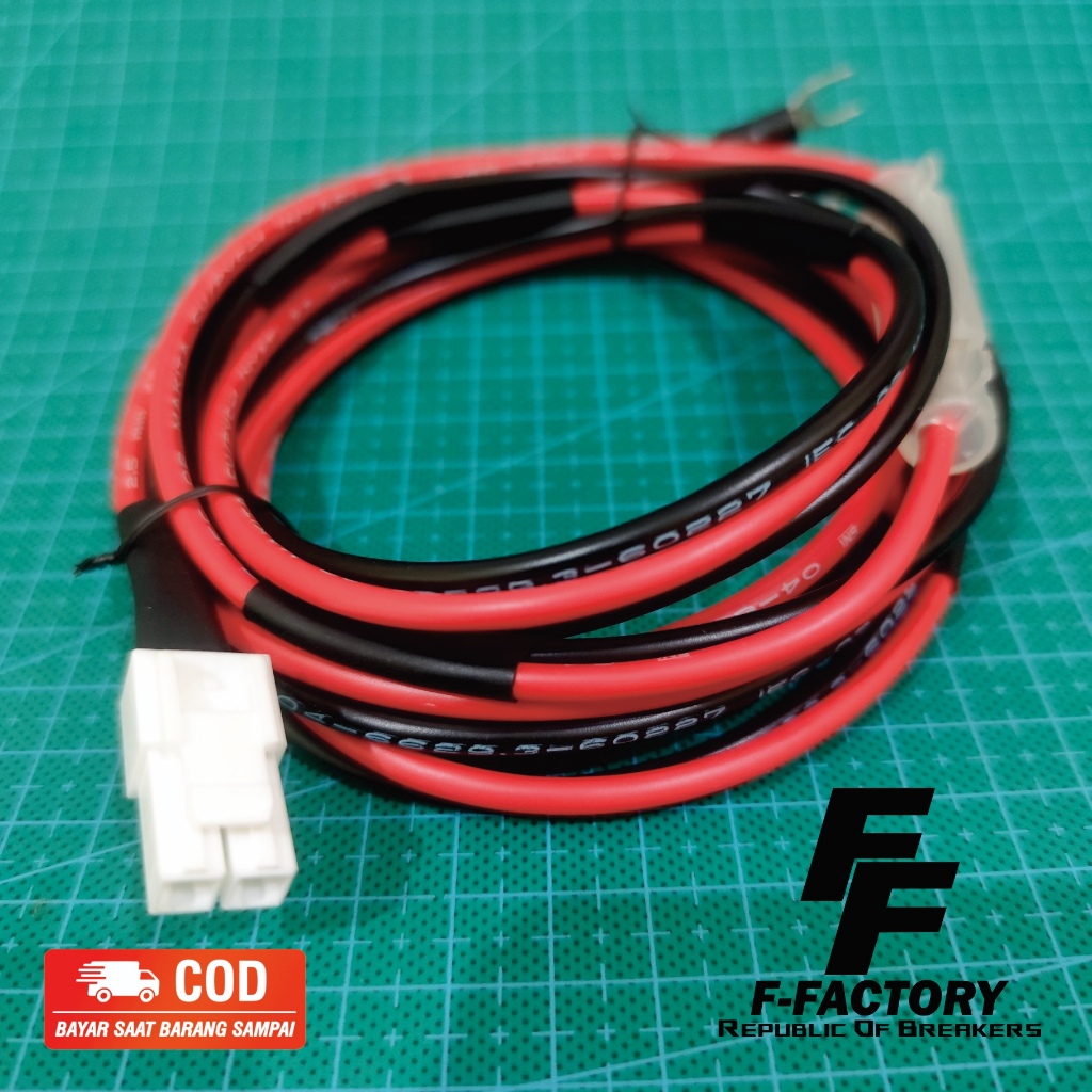 Kabel Power DC Cord Radio Rig 2pin Hytera MD788 HM788 MD688 MD780 MD658 PWC10