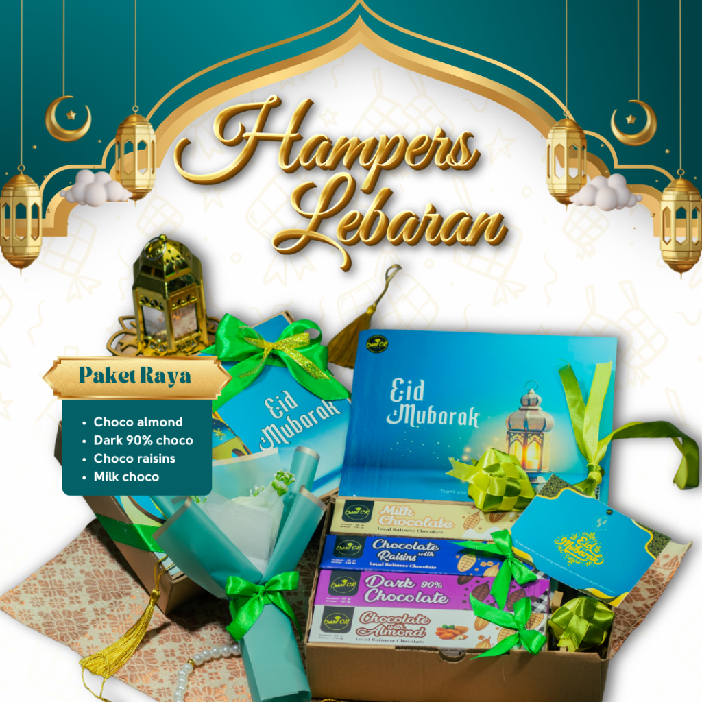 

CoklatCK - Hampers Lebaran Idul Fitri Unik Murah Makanan Cokelat Premium Gift Box Ramadhan