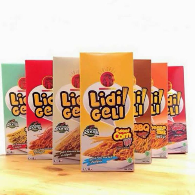 

Lidi Geli berbagai Rasa 50g