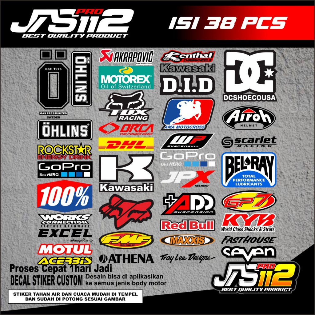 STICKER STIKER RACING HOLOGRAM | STIKER MOTOR | STICKER HELM, stciker pack stiker helm stiker esteti