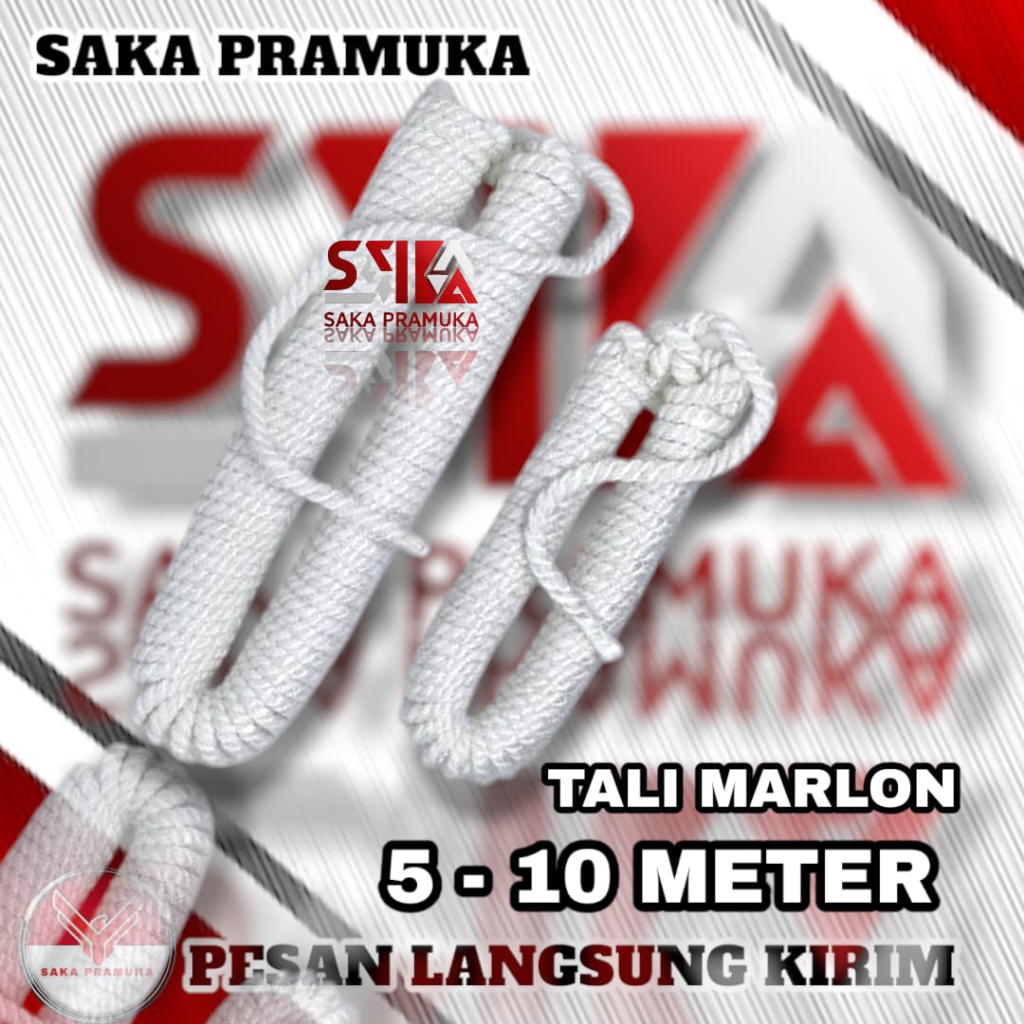 Tali tambang tenda pramuka marlon 5 meter 10 meter