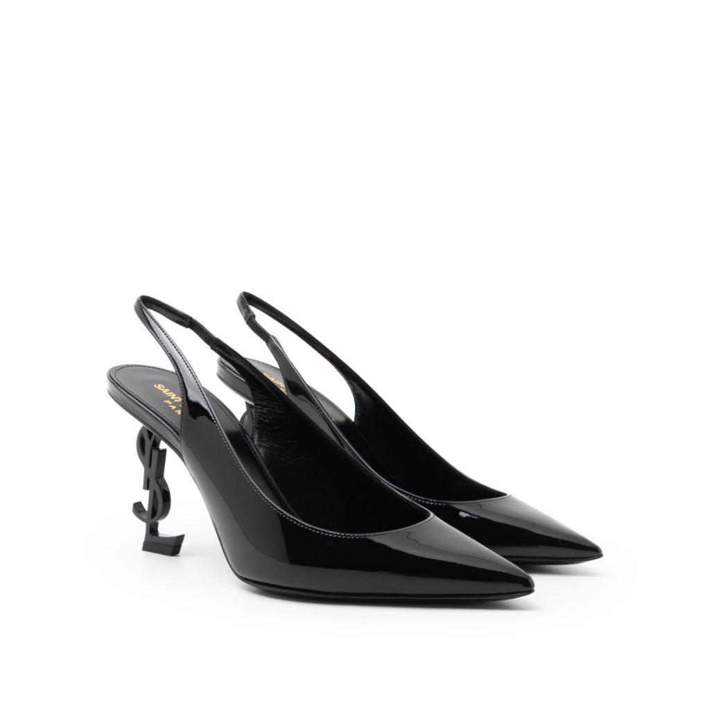 SL Opyum 85mm slingback patent leather
