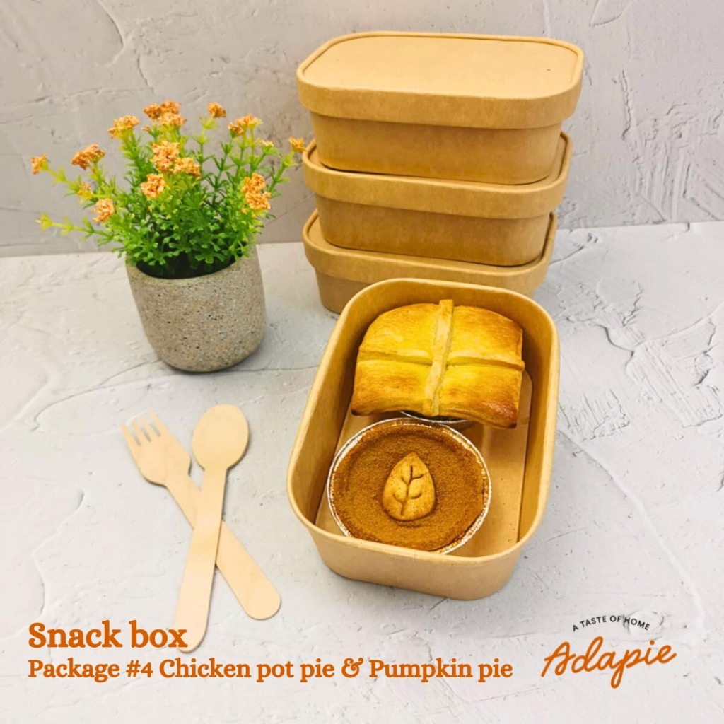 

SNACK BOX - CHICKEN POT PIE & PUMPKIN PIE 7CM