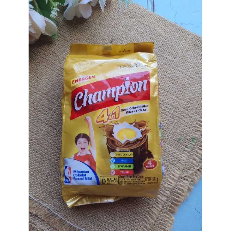 

Energen Champion susu coklat 4 in 1 -- 4x 30gr