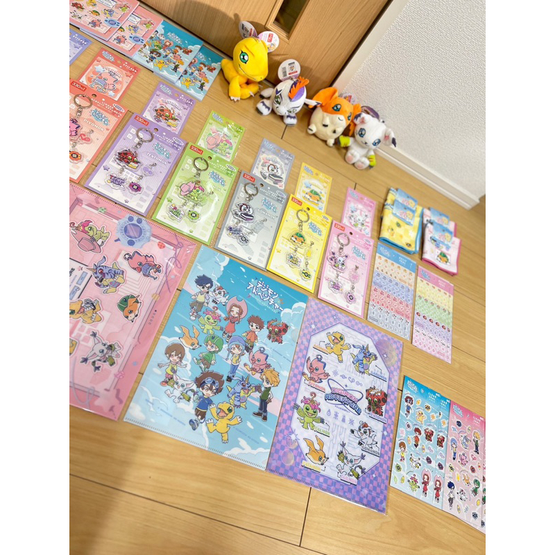 Digimon merchandise plush acrylic keychain totebag digimon original