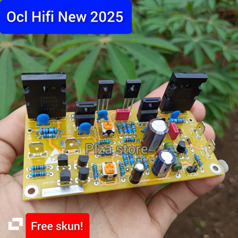 Kit Driver power amplifier Ocl Hifi Clarity Balap New By Bandar power pcb double layer
