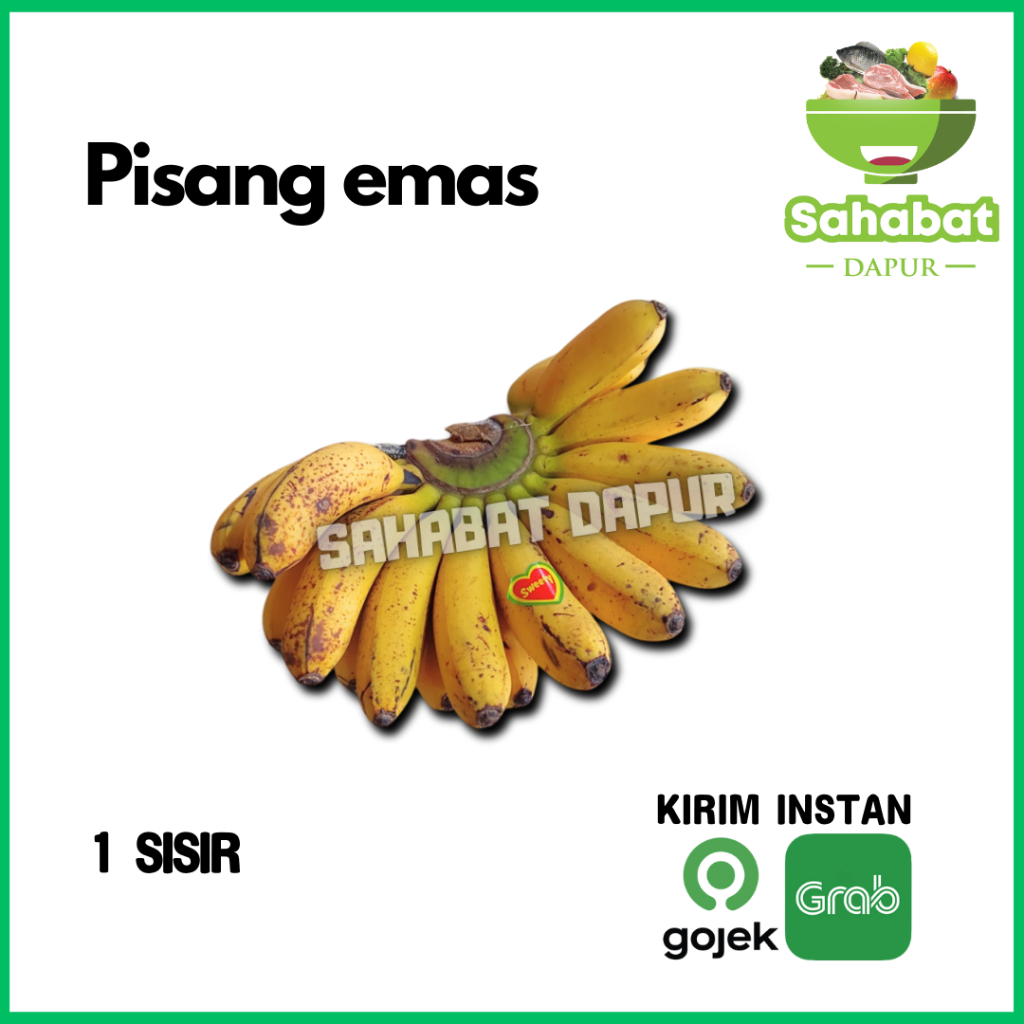 

Pisang Emas 1sisir - Sahabatdapur