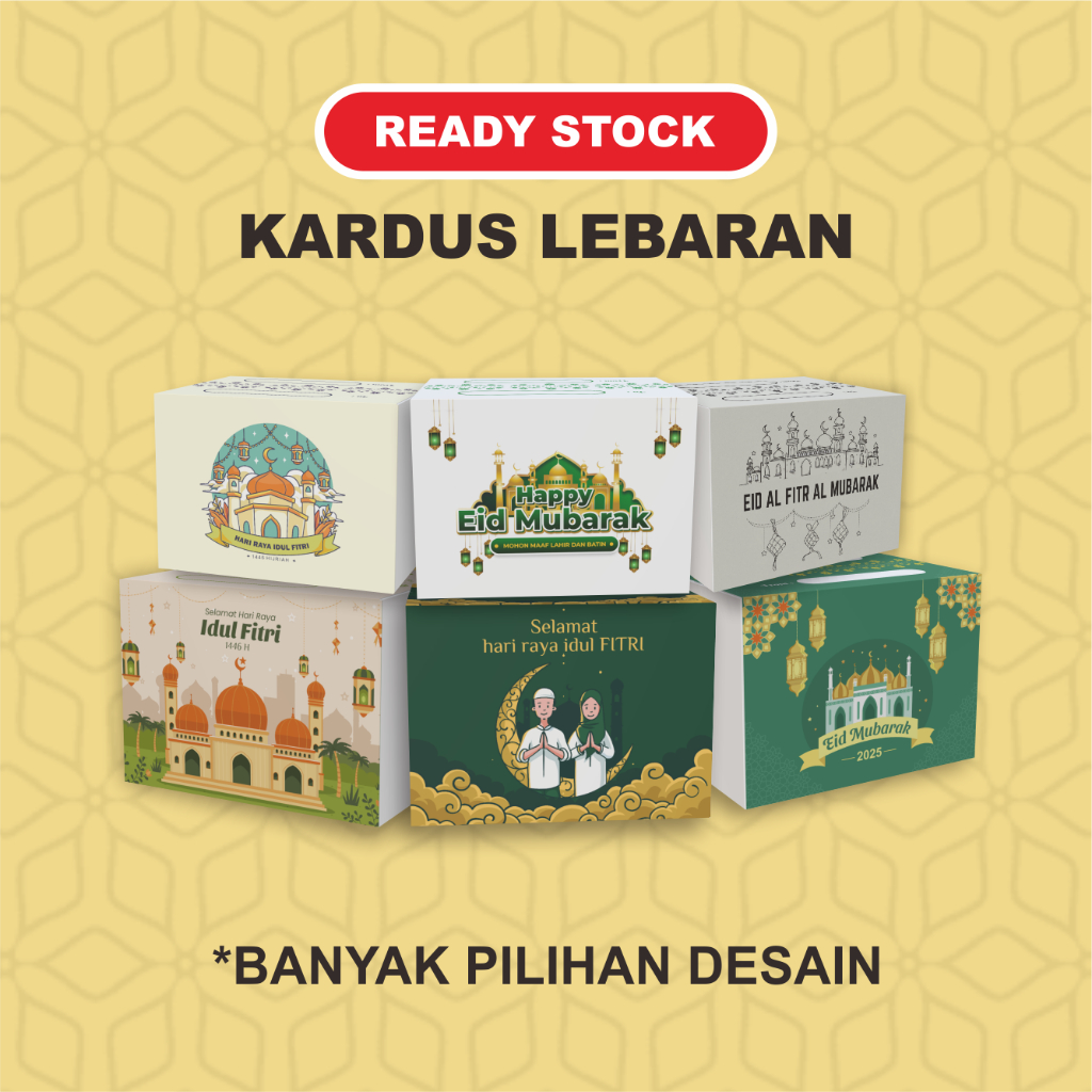 

Kardus Box Lebaran Tempat Sembako Parcel Hampers Idul Fitri ukuran 40 x 30 x 29