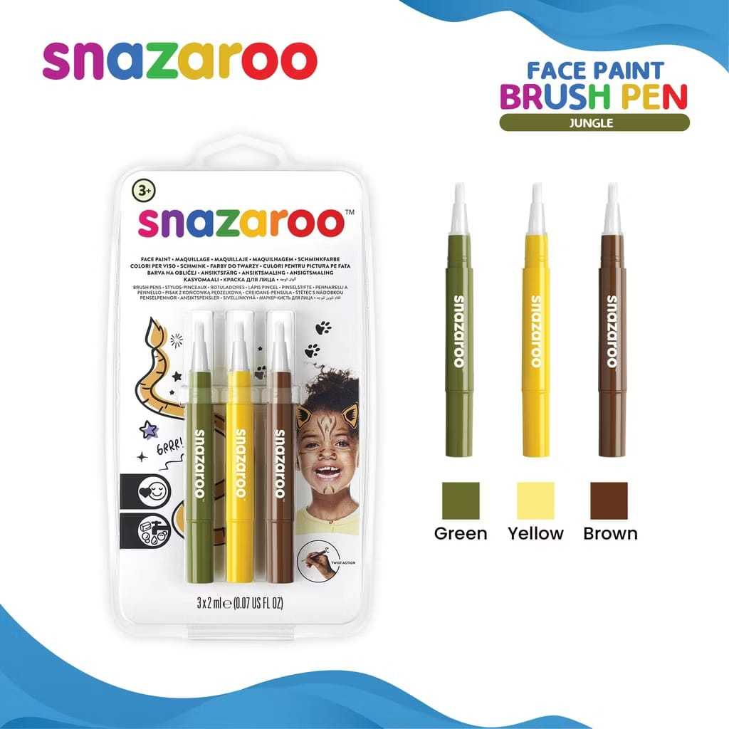 

Gramedia Tunjungan : Snazaroo Brush Pen Jungle