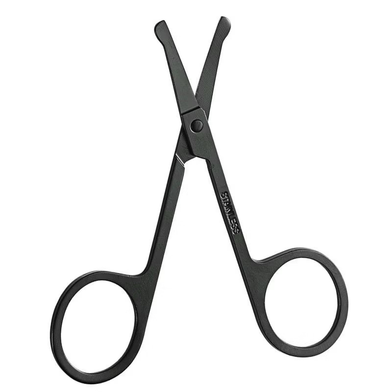 Gunting Cukur Kecil Bulu Hidung Mata Ujung Tumpul Stainless Steel — 10