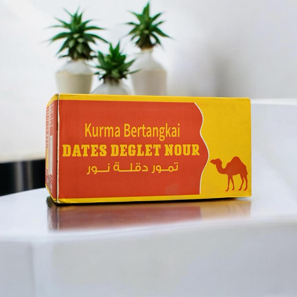 

Kurma Tunisia Tangkai Tunis Premium 500grx12 pcs l Dates Deglet Nour