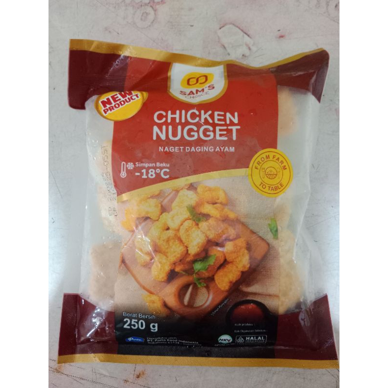 

nugget ayam sam's choice 250 gr