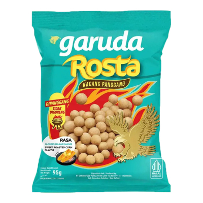 

GARUDA ROSTA KACANG PAGGANG RASA JAGUNG BAKAR 95G