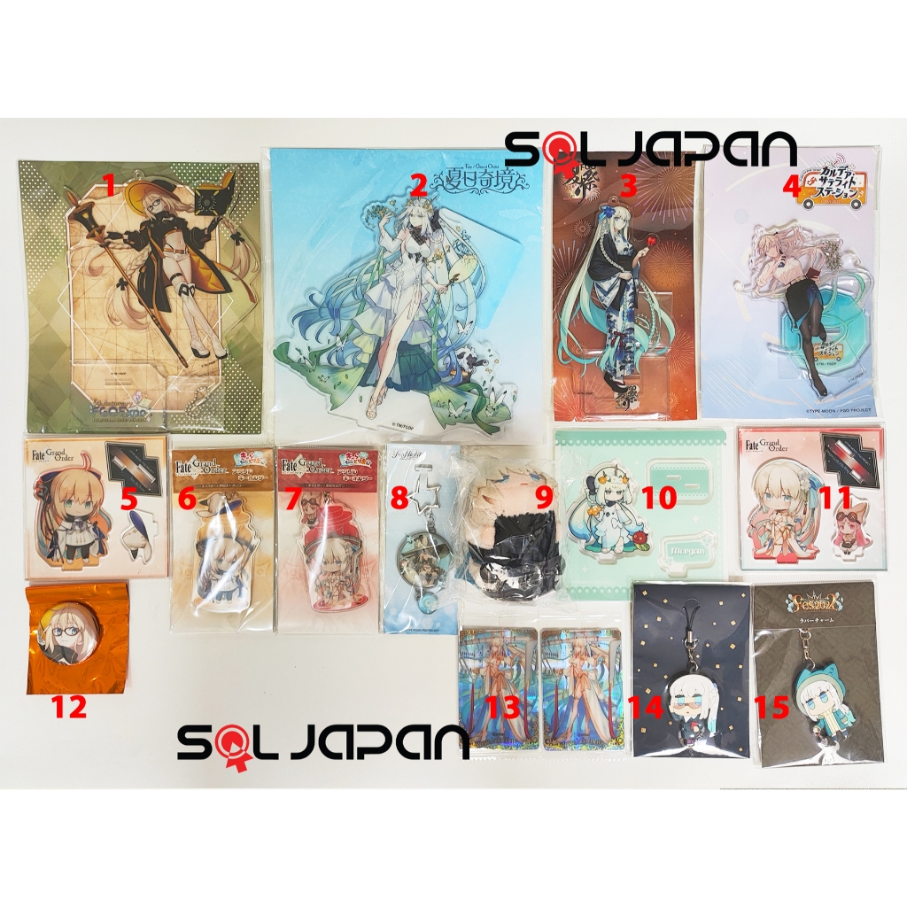 Fate Grand Order FGO Shanghai Winter Fes 2021 2023 2024 Acrylic Stand Keyholder Rubber Strap Mochi M