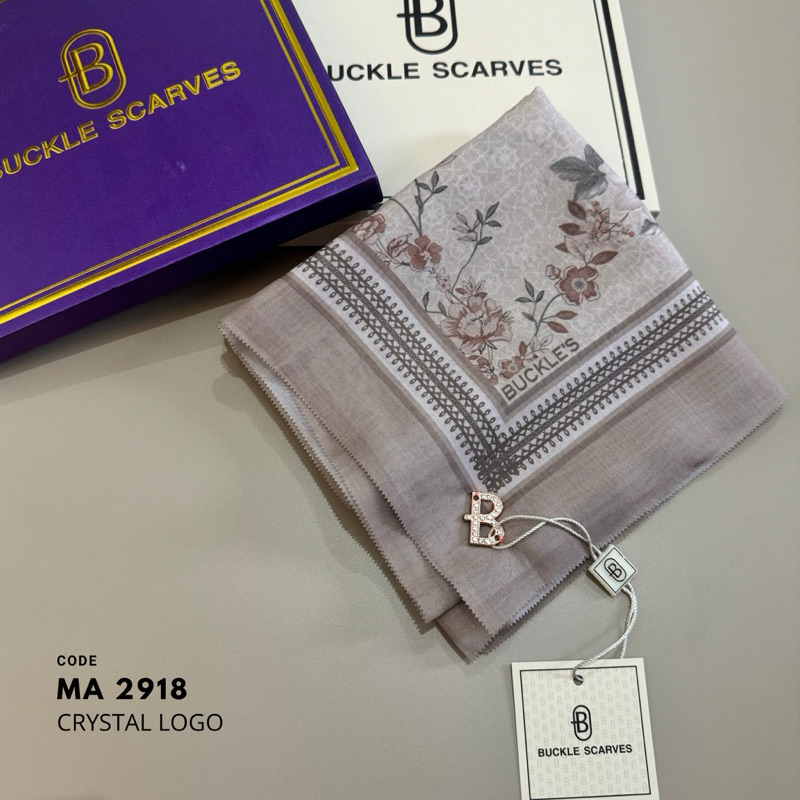 BUCKLE SCARVES / HIJAB MOTIF BUCKLE SCARVES BOX / VOAL MOTIF BUCKLE SCARVES BOX