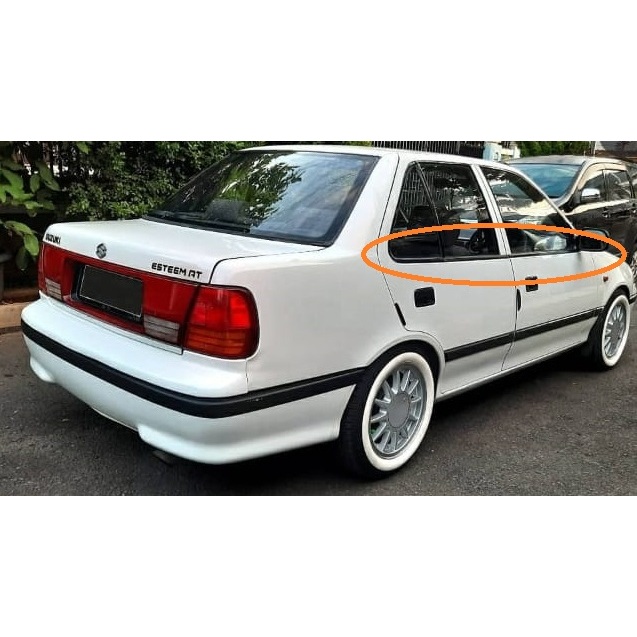 Karet Lis List Pelipit Pintu Kaca Mobil Suzuki Esteem Bagian Luar PNP