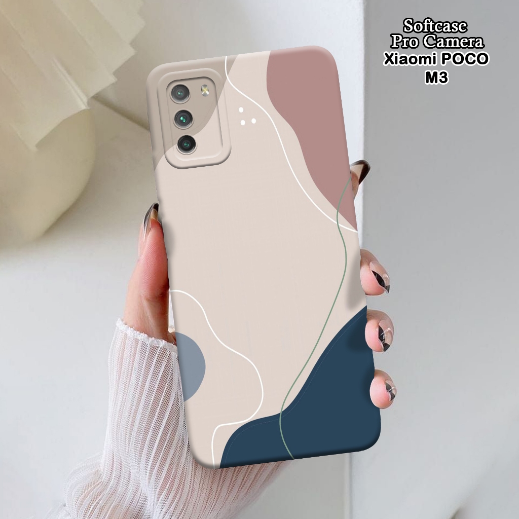 Softcase Xiaomi Poco M3 Terbaru - ORORA - Casing Poco M3 Terbaru - Motif case Abstrak - Softcase Poc