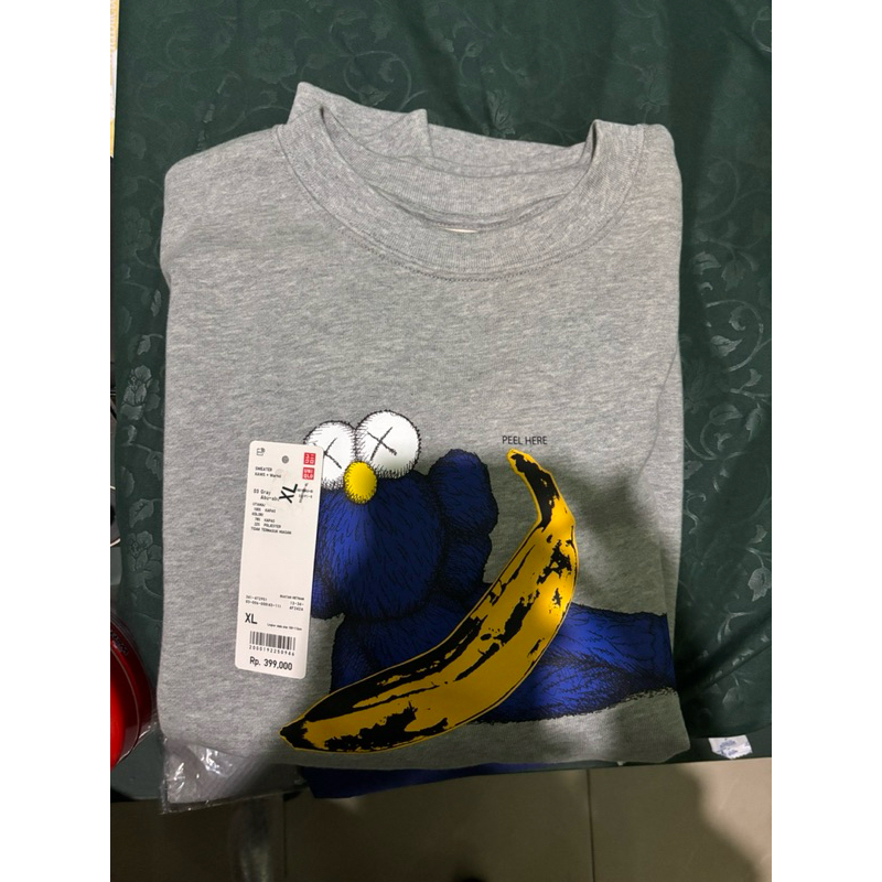sweater uniqlo kaws x warhol