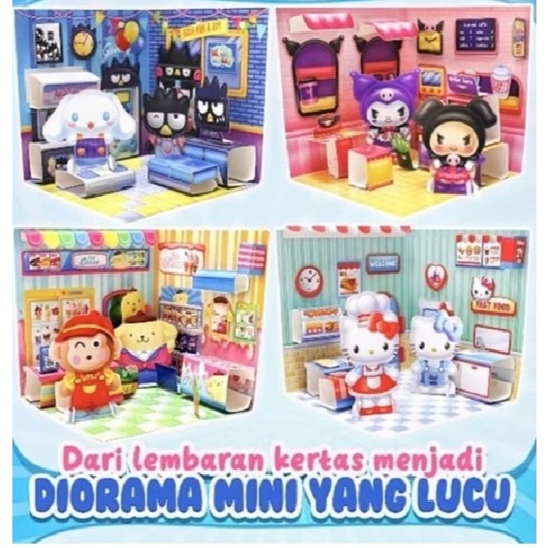 Mainan Anak Kreatif 3D Panoramic Room