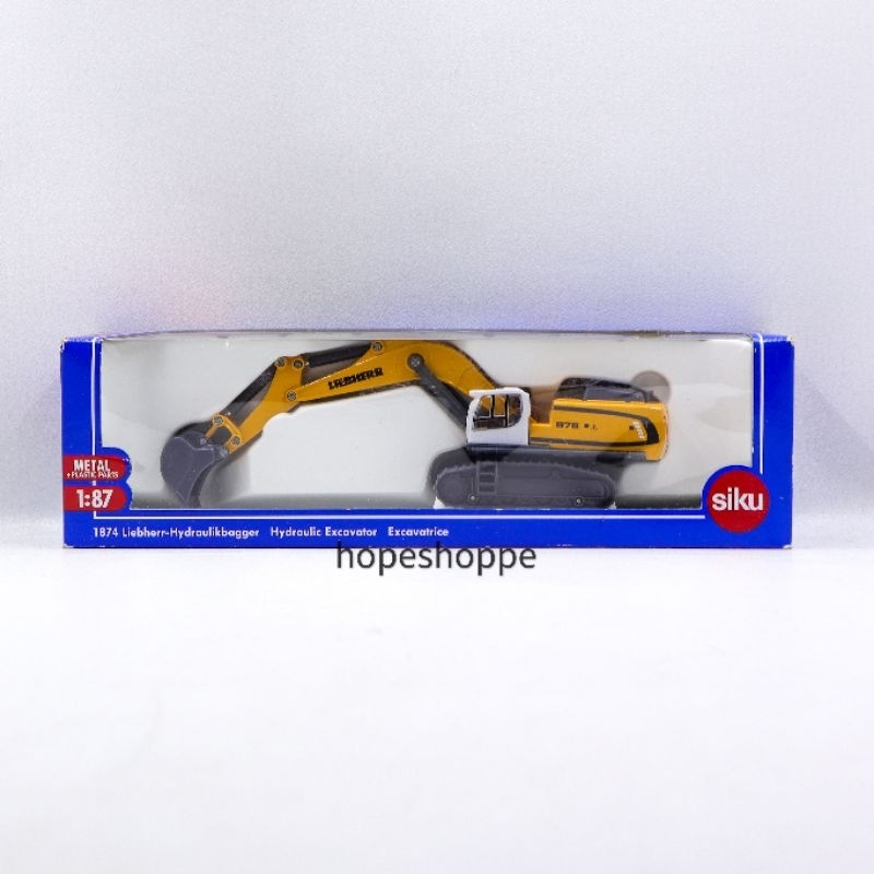 Diecast Construction Siku Super 1874 Liebherr Hydraulic Excavator Original