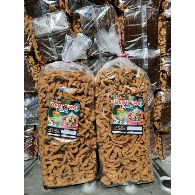 

Keripik usus cap gentong kemasan 250g camilan ngehitzz viral