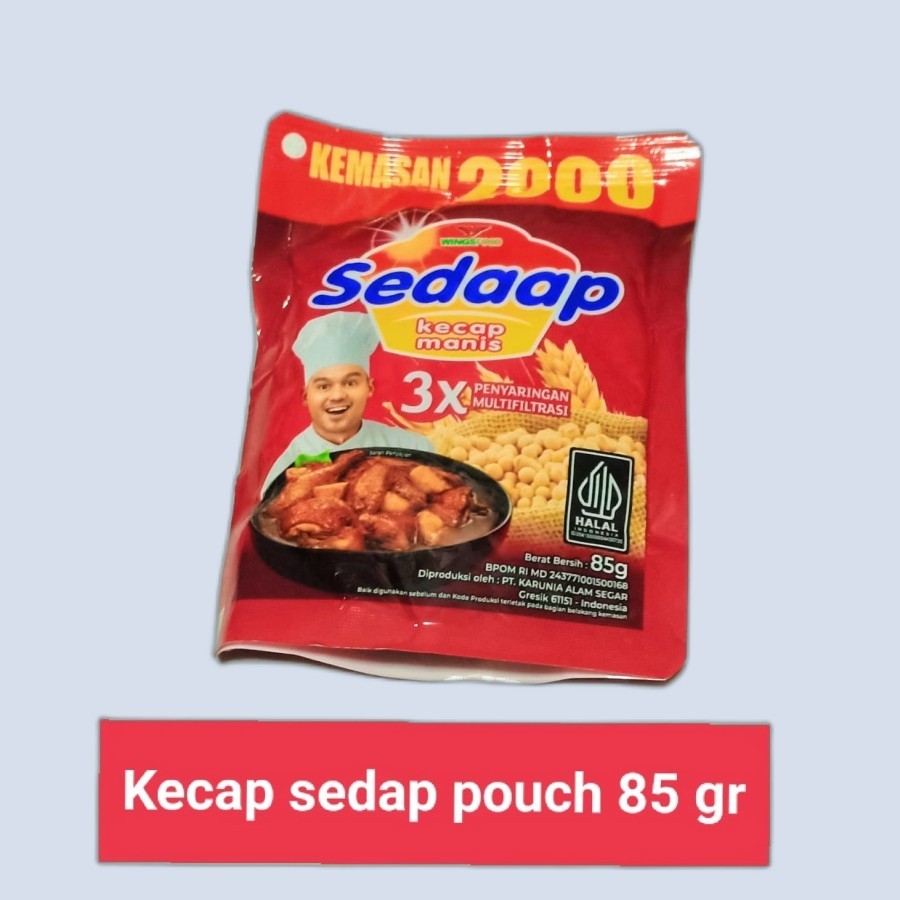 

Kecap sedap kemasan ekonomis 85 gr