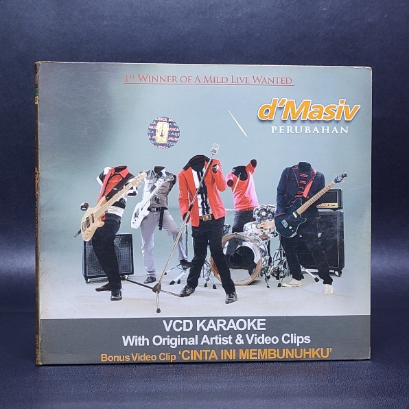 CD D'MASIV - VCD PERUBAHAN & LOVE SELAMAT JALAN KEKASIH ORIGINAL