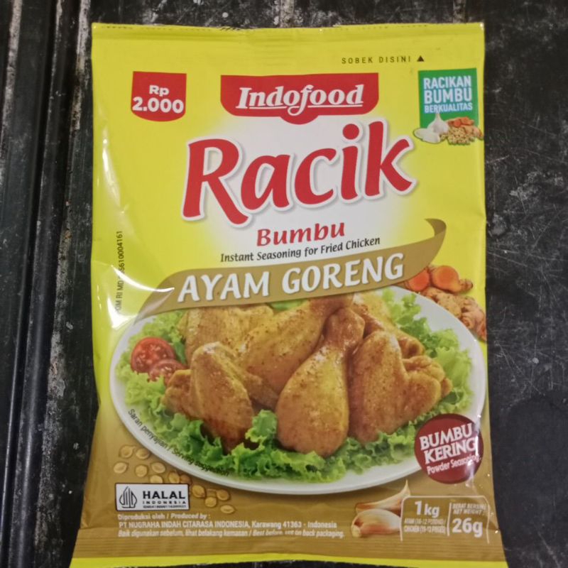 

racik bumbu ayam goreng