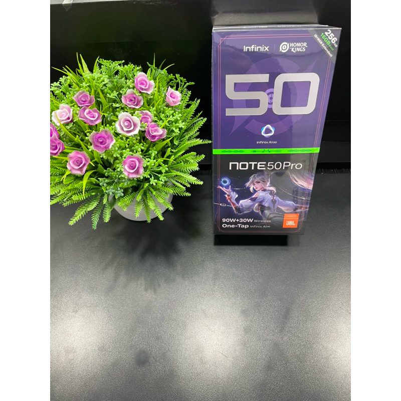 INFINIX NOTE 50PRO 4g NFC Ram 8+8gb(Extended ram) internal 256gb GARANSI RESMI