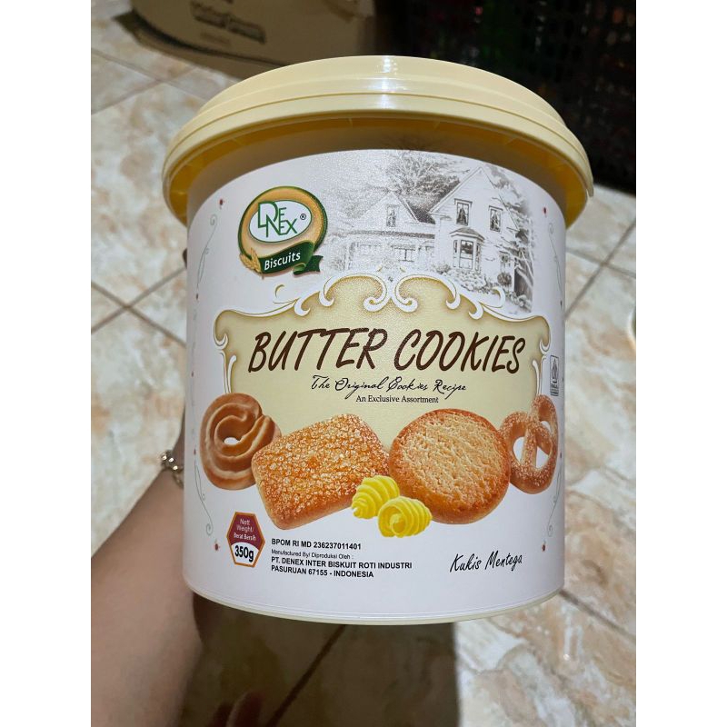 

Butter Cookies biskuit aneka macam kaleng lebaran kekinian