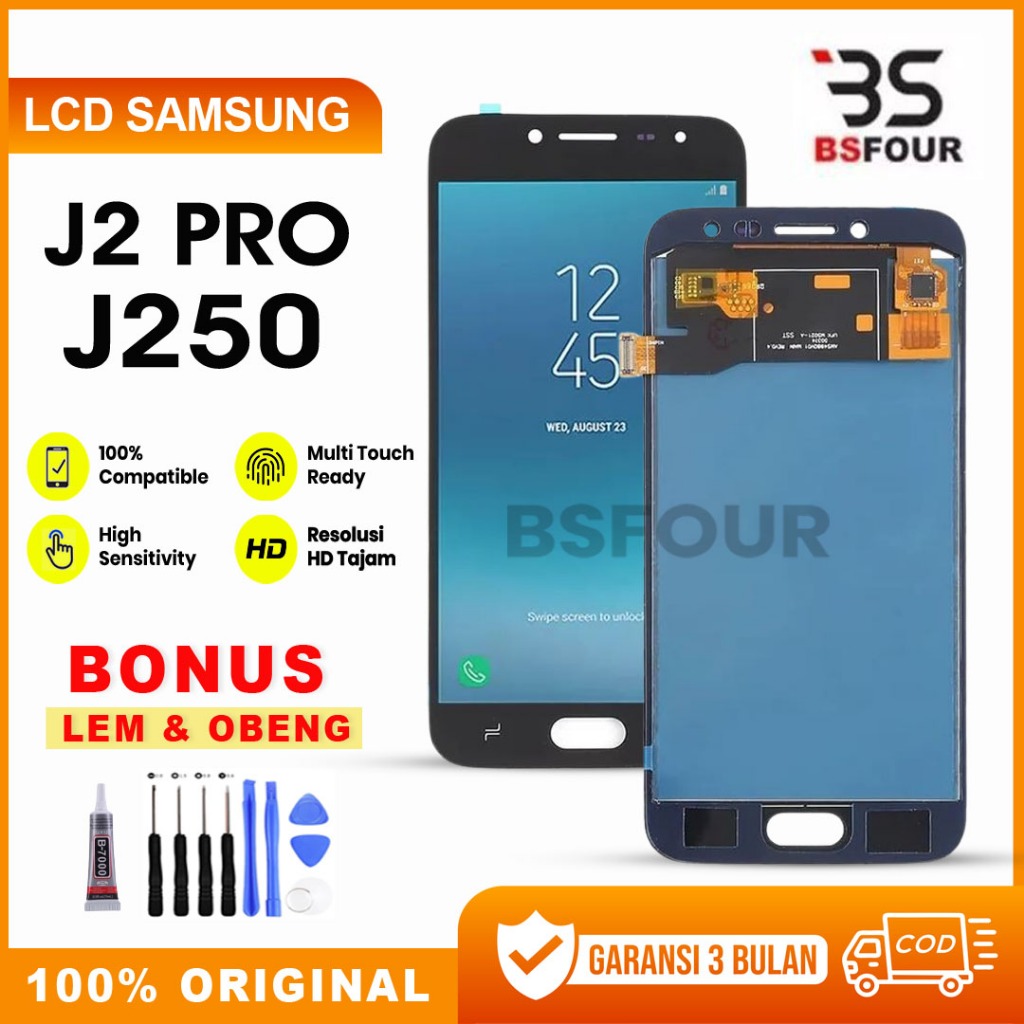 LCD SAMSUNG J2 PRO / J250 FULLSET TOUCHSCREEN ORIGINAL