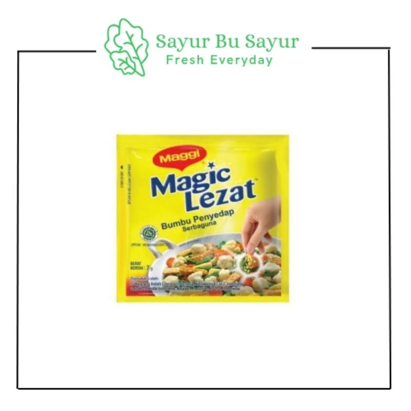 

Bumbu Penyedap Serbaguna - Magic Lezat - Maggi 7gr