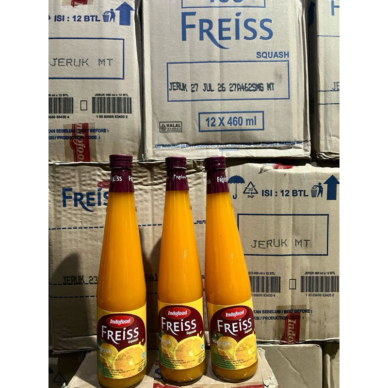 

INDOFOOD FREISS SQUASH-SIRUP RASA JERUK 460ml